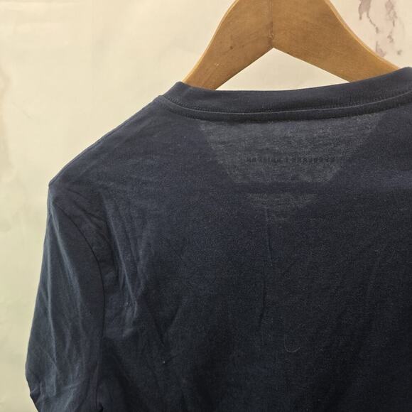 Everlane T Shirt Mens Medium Blue Short Sleeve V Neck Organic Tee Uniform - Picture 6 of 10